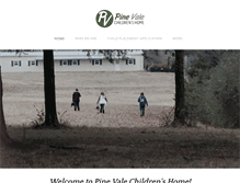 Tablet Screenshot of pinevalechildrenshome.com